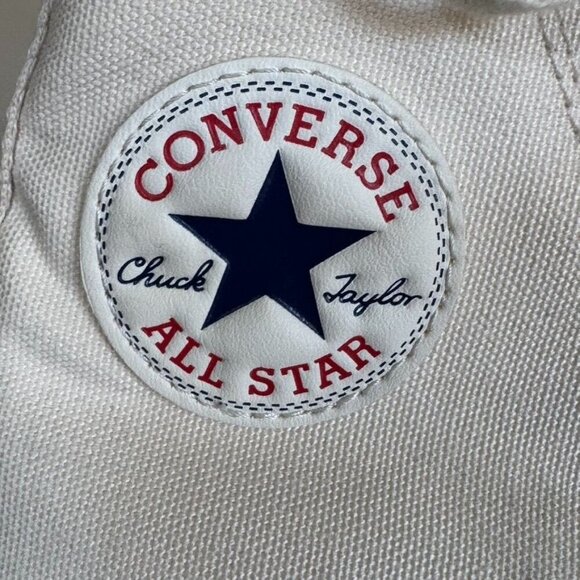 Converse Run Star Hike High in Parchment Gum Honey Platform Sneaker Size 7.5 - Picture 12 of 16